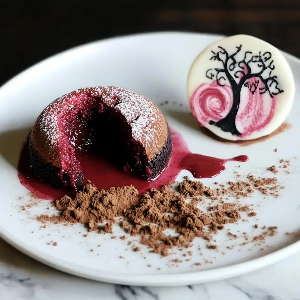 Raspberry and White Chocolate Lava Cake Recipe - Recipe Image