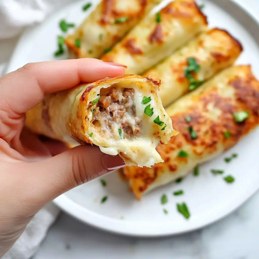 Keto Philly Cheesesteak Roll Ups Recipe - Recipe Image
