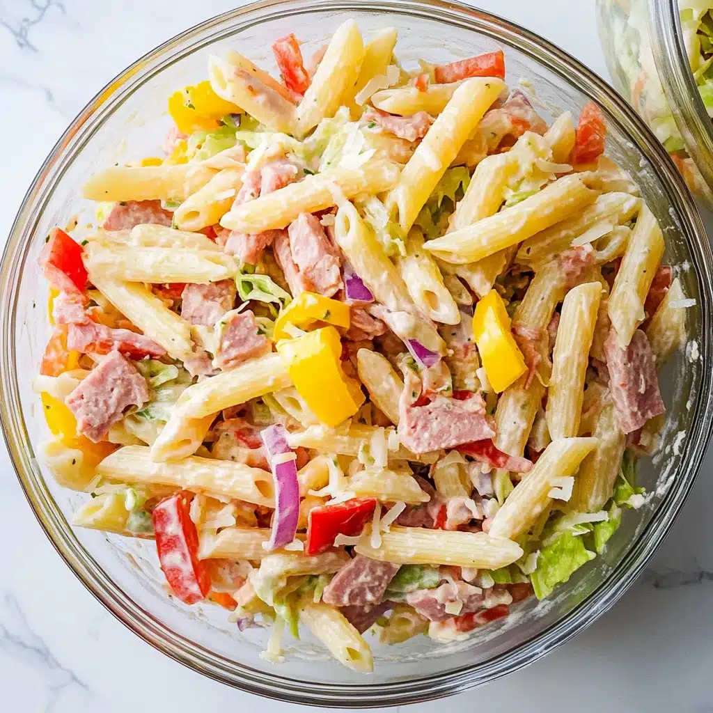 Italian Grinder Pasta Salad Recipe - Recipe Image
