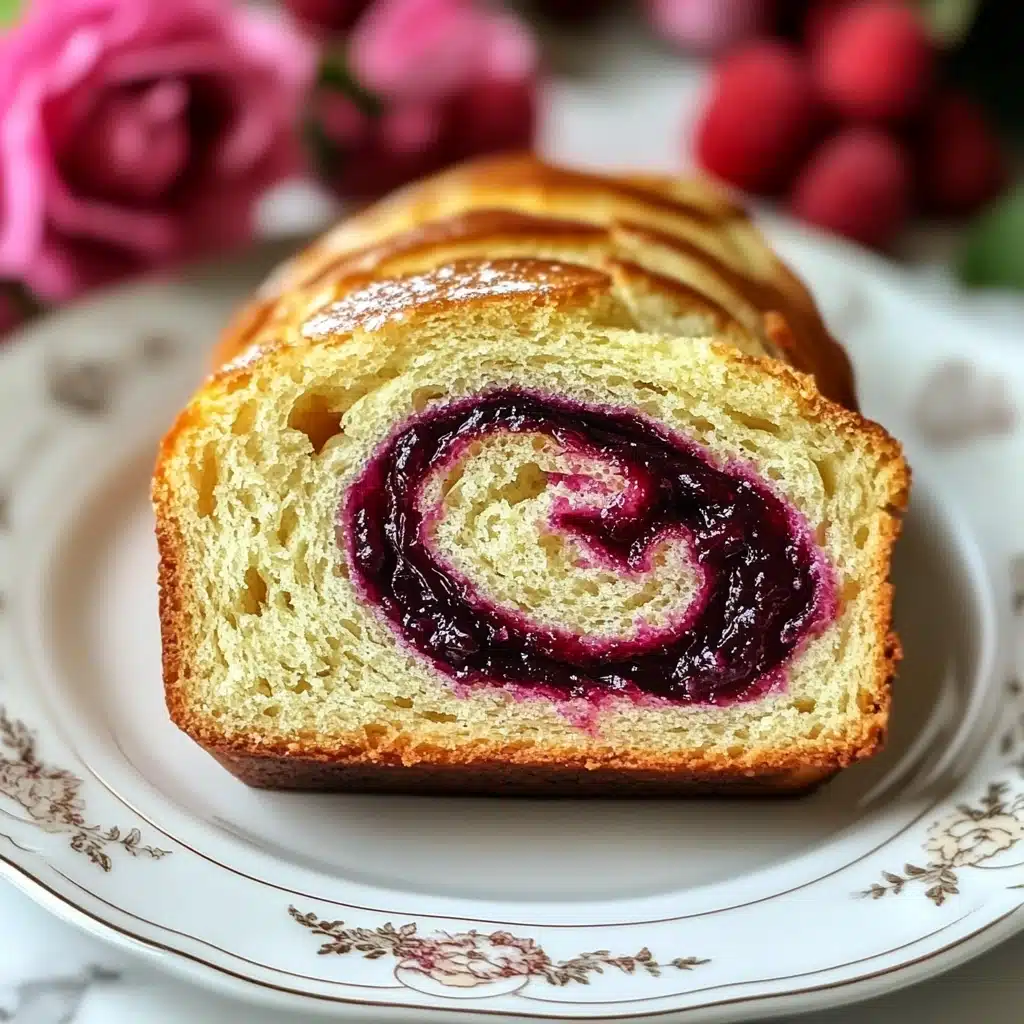 Raspberry Swirl Brioche Loaf Recipe - Recipe Image