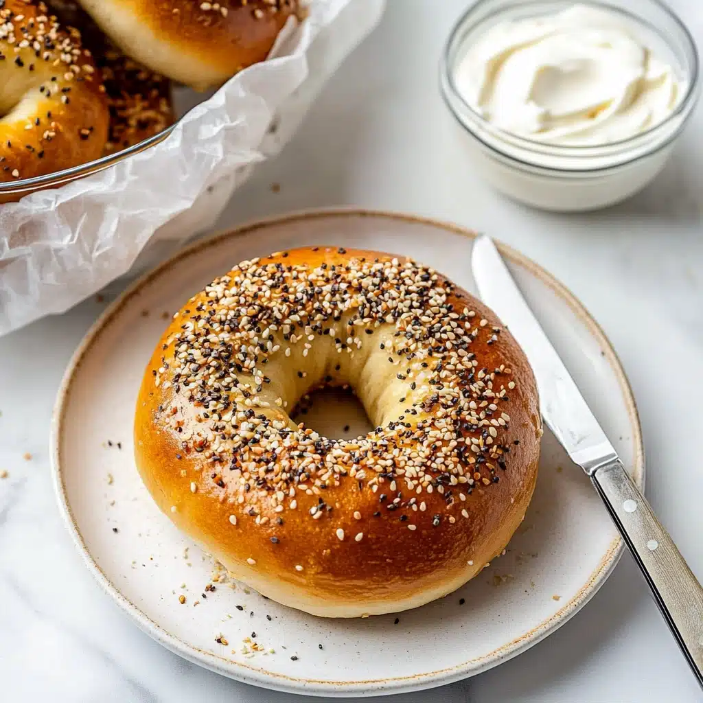 3 Ingredient Air Fryer Bagels Recipe - Recipe Image