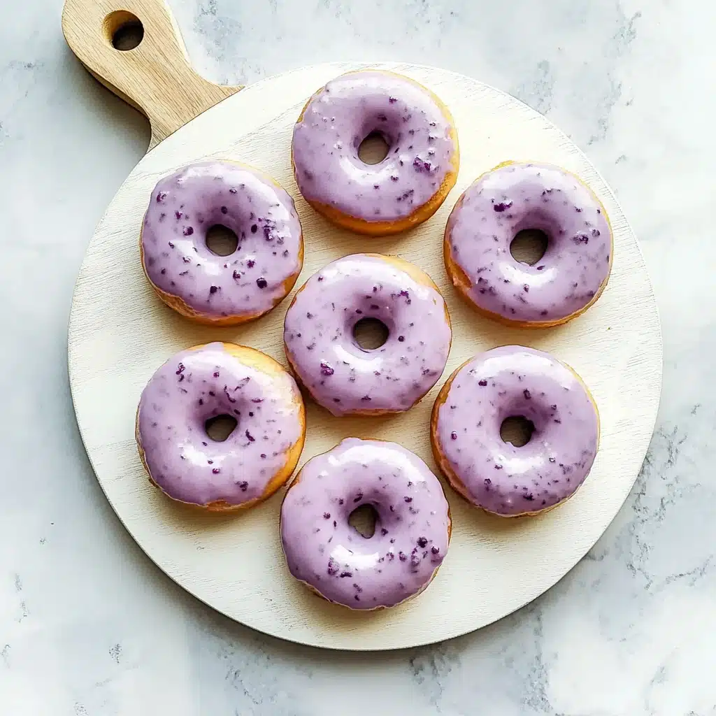 Blueberry Cake Donuts Recipe - Recipe Image