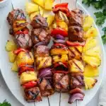 Hawaiian Chicken Chili Kabobs Recipe
