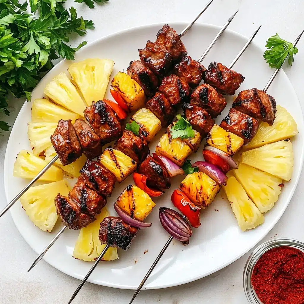 Hawaiian Chicken Chili Kabobs Recipe - Recipe Image