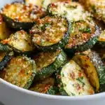 Crispy Air Fryer Zucchini Parmesan Recipe