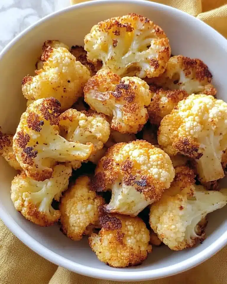 Parmesan Cauliflower Bites Recipe