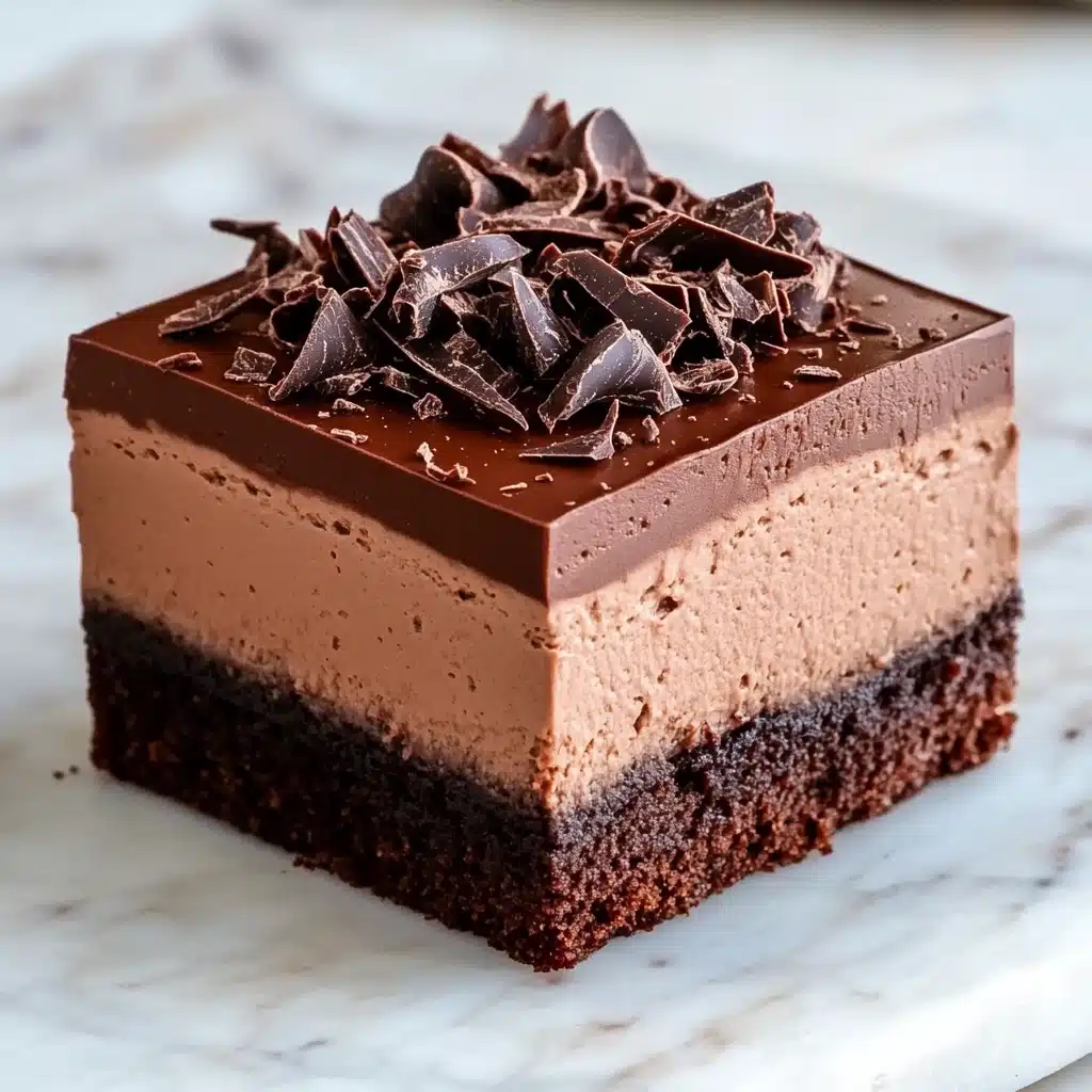 Chocolate Mousse Brownies Recipe - Recipe Image