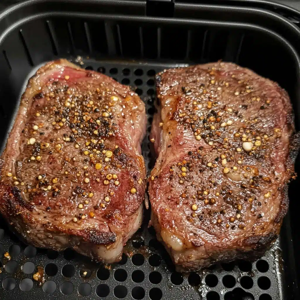 Perfect Air Fryer Ribeye Steak Recipe - Recipe Image