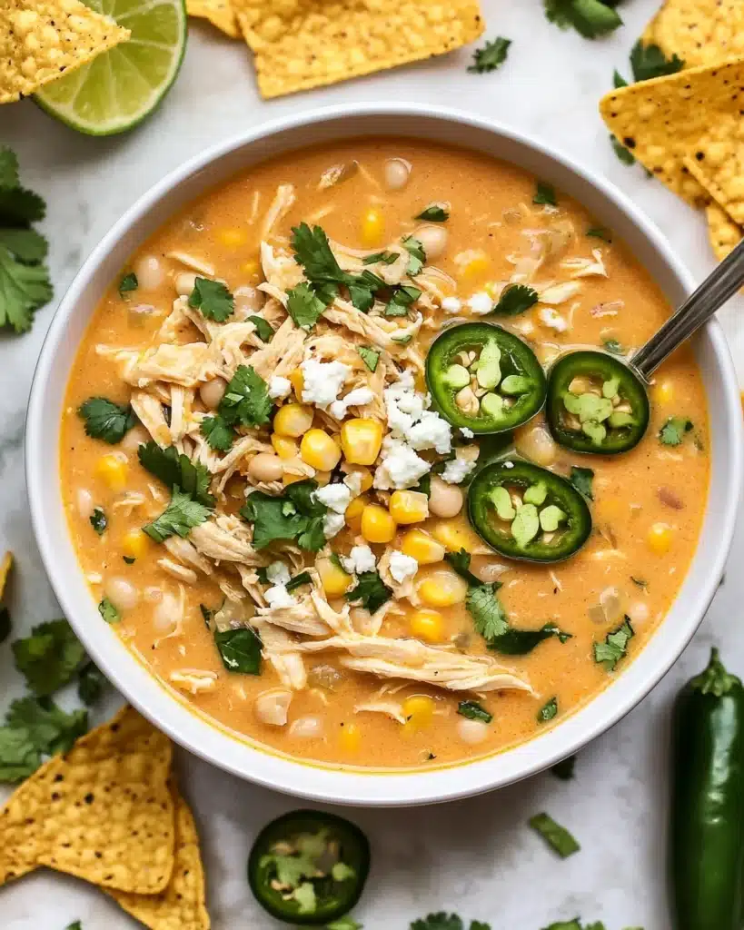Creamy Crock Pot White Chicken Chili Recipe