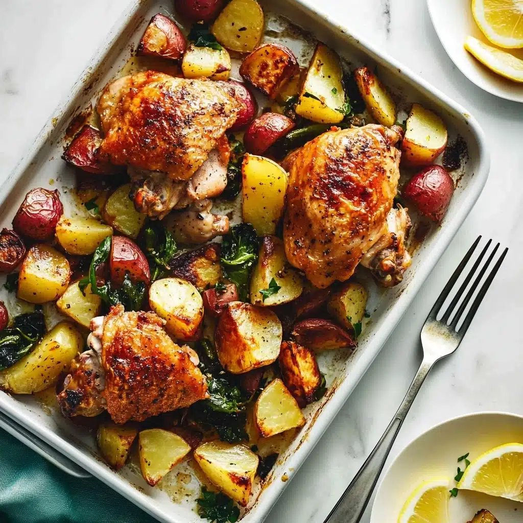 Sheet-Pan Chicken and Vegetables Recipe - Recipe Image