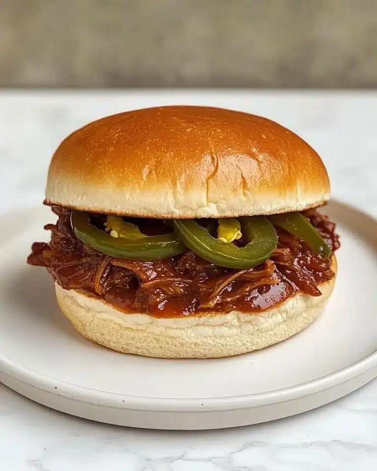 Slow-Cooker Barbecued Beef Sandwiches Recipe