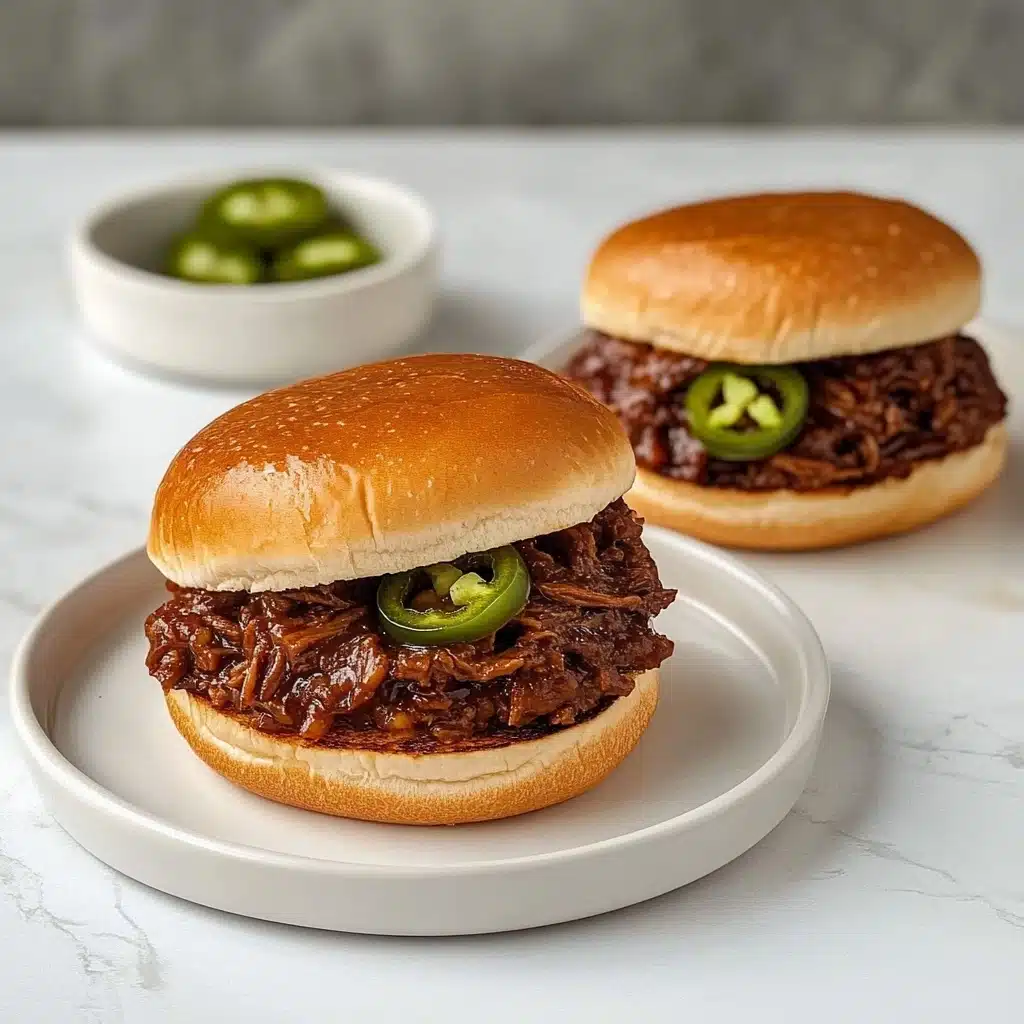 Slow-Cooker Barbecued Beef Sandwiches Recipe - Recipe Image