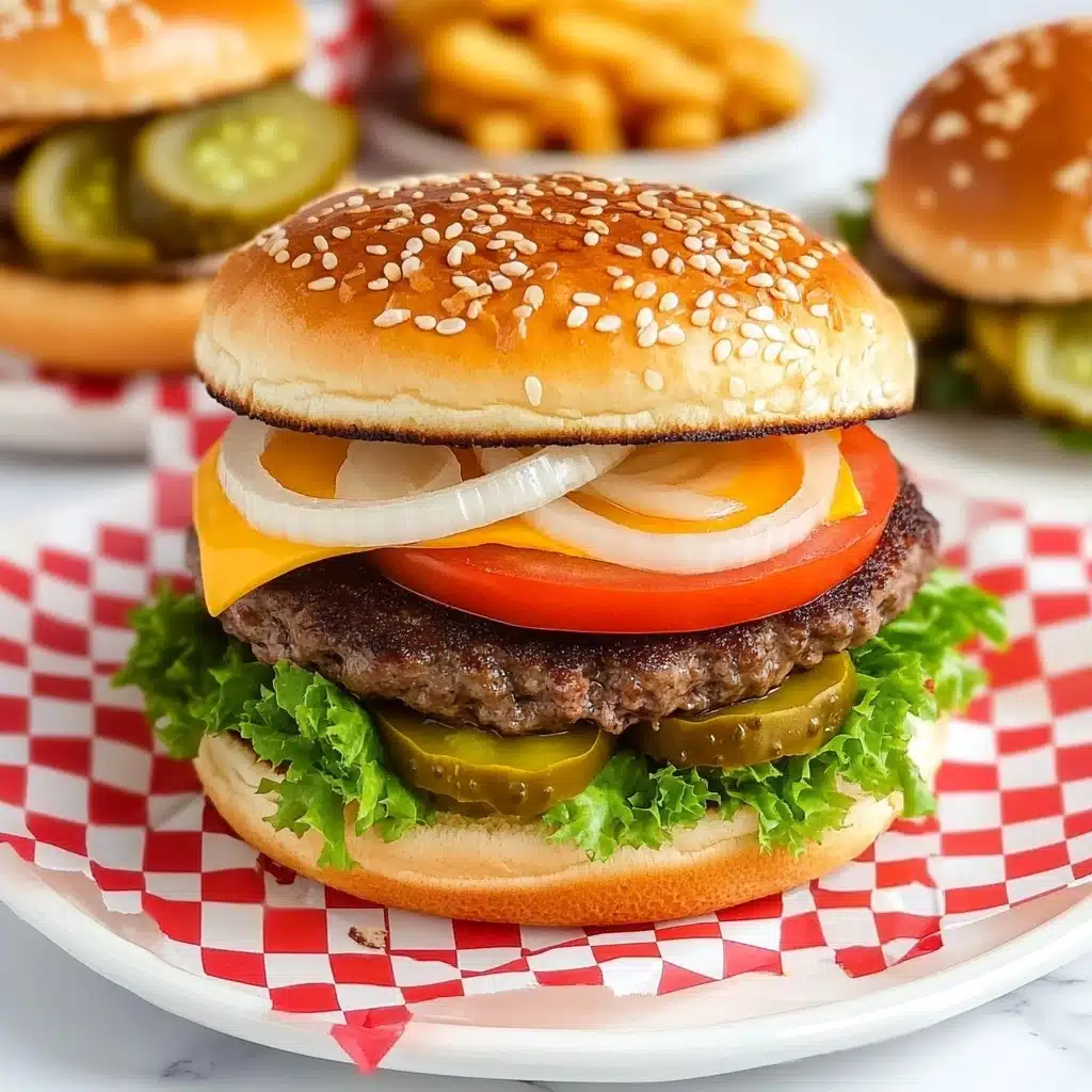 Air Fryer Hamburgers Recipe - Recipe Image