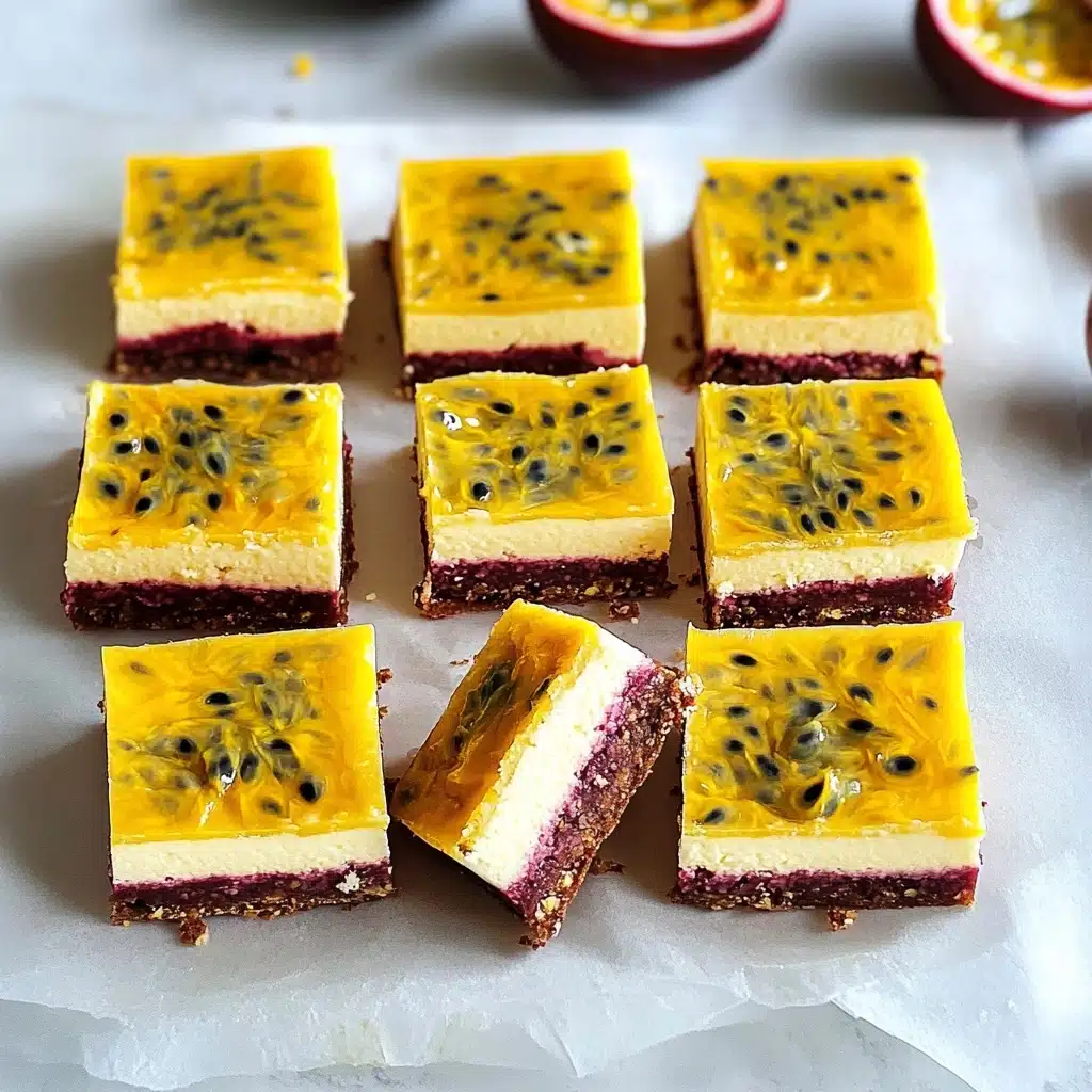 Mango and Passionfruit Bars Recipe - Recipe Image