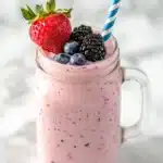 Mixed Berry Smoothie (Oatmeal Smoothie) Recipe