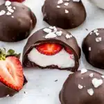 Chocolate Covered Strawberry Yogurt Bites Recipe