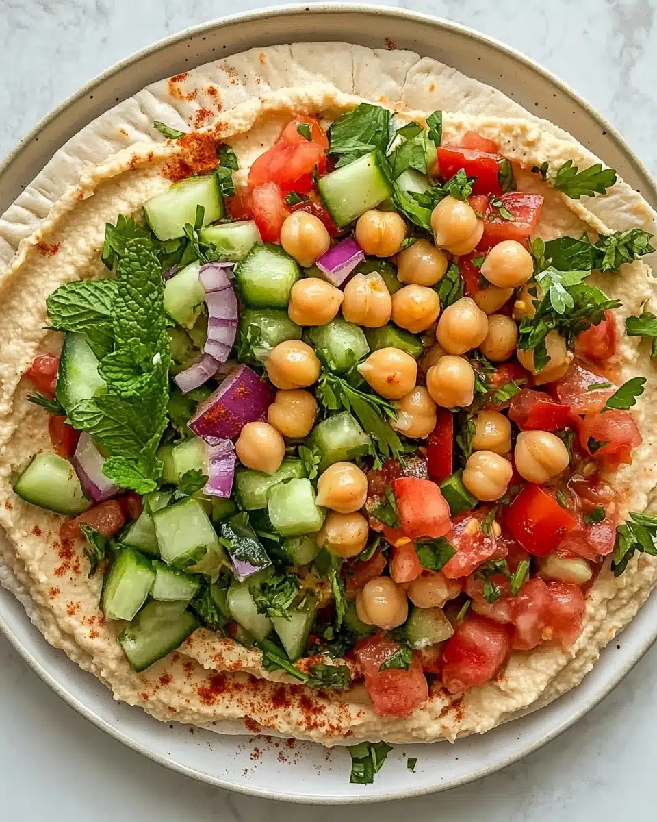 Lemon Garlic Marinated Chickpea Wraps Recipe