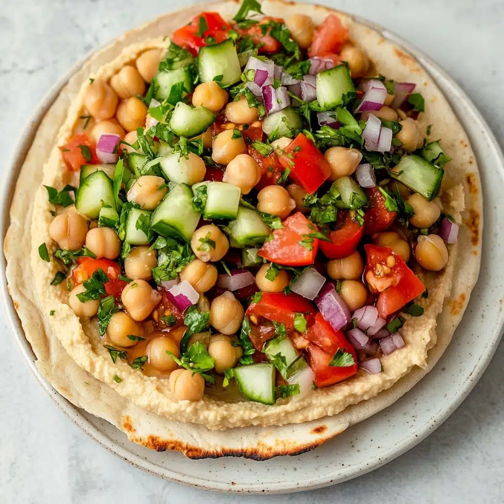Lemon Garlic Marinated Chickpea Wraps Recipe - Recipe Image