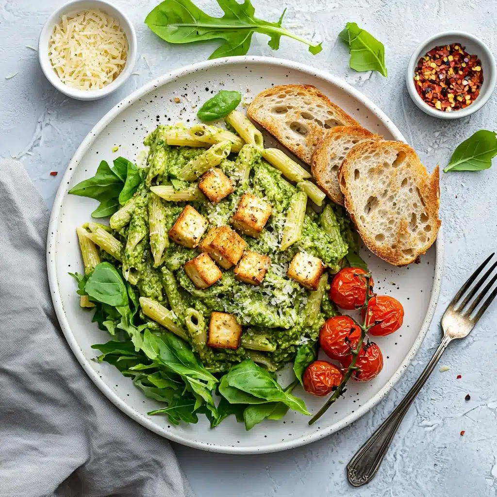 Creamy Avocado Pasta (with Chicken) Recipe - Recipe Image