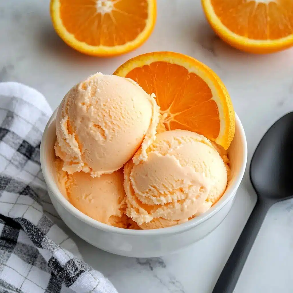 Orange Ice Cream Recipe - Recipe Image