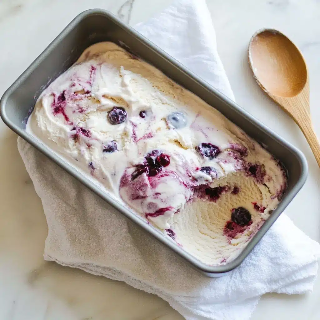 Thick and Creamy Cherry Almond Ice Cream Recipe - Recipe Image