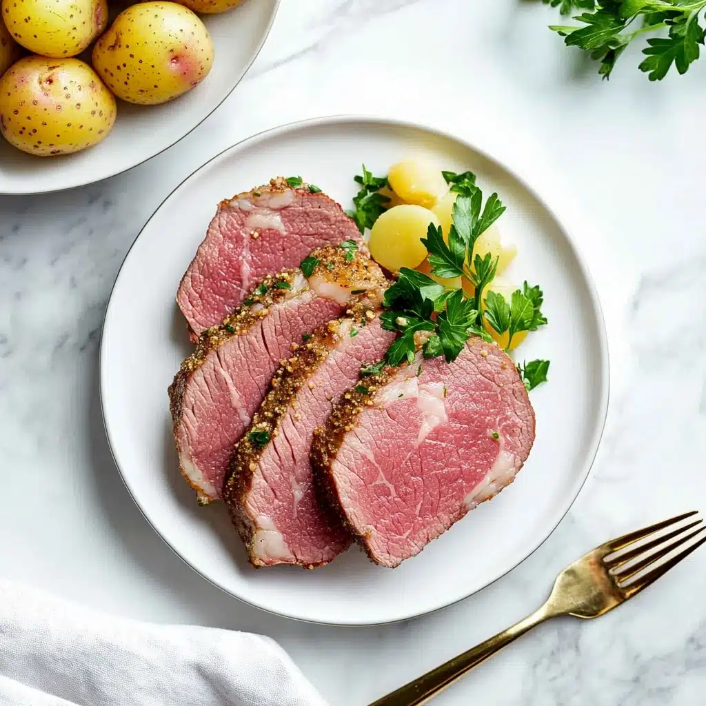 Instant Pot Corned Beef {With Cabbage + Potatoes} Recipe - Recipe Image