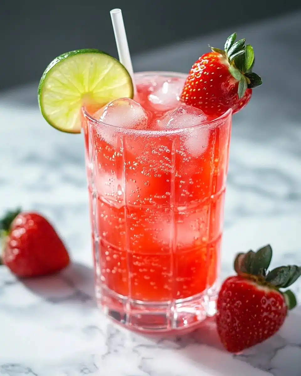Refreshing Strawberry Dirty Sprite Recipe