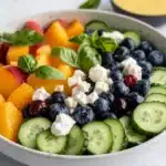 Blueberry Peach Feta Salad Recipe