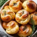 Easy Garlic Rosemary Focaccia Muffins Recipe