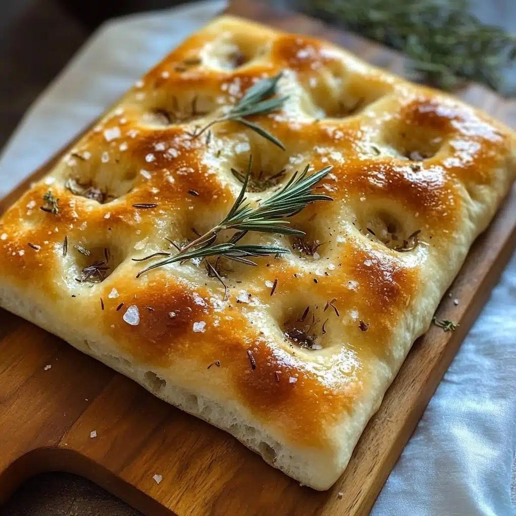 Easy Homemade Focaccia Bread Recipe - Recipe Image
