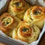 Buttery Cheese Garlic Rolls Recipe