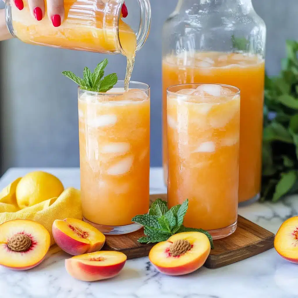 Peach Lemonade Recipe - Recipe Image