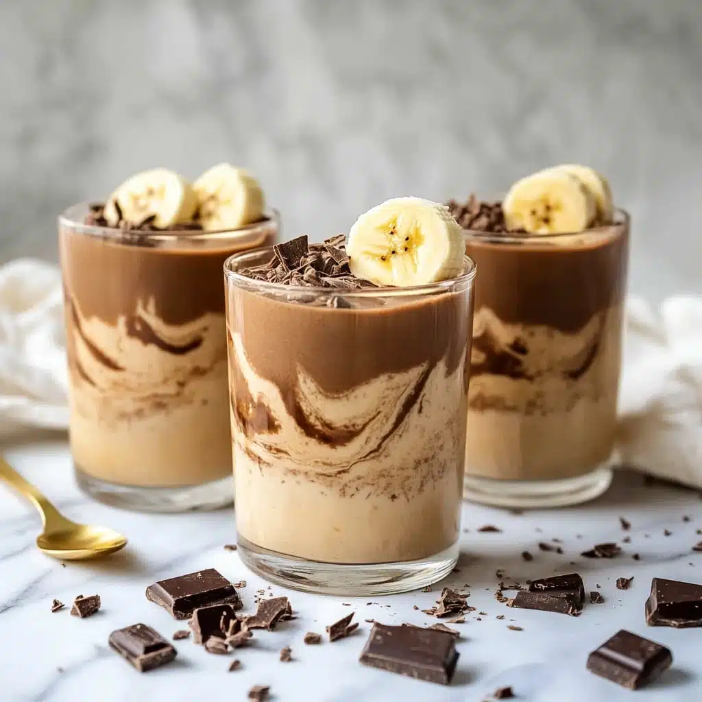Chocolate Peanut Butter Banana Smoothie Recipe - Recipe Image
