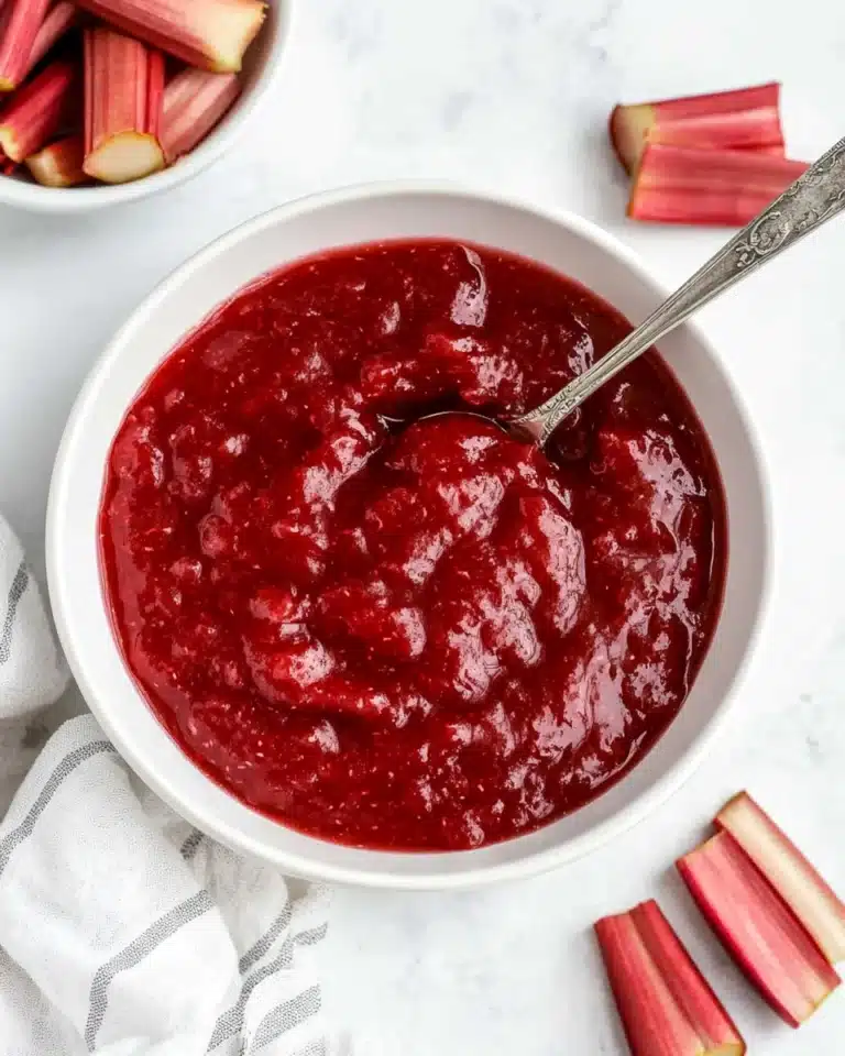 Rhubarb Sauce Recipe