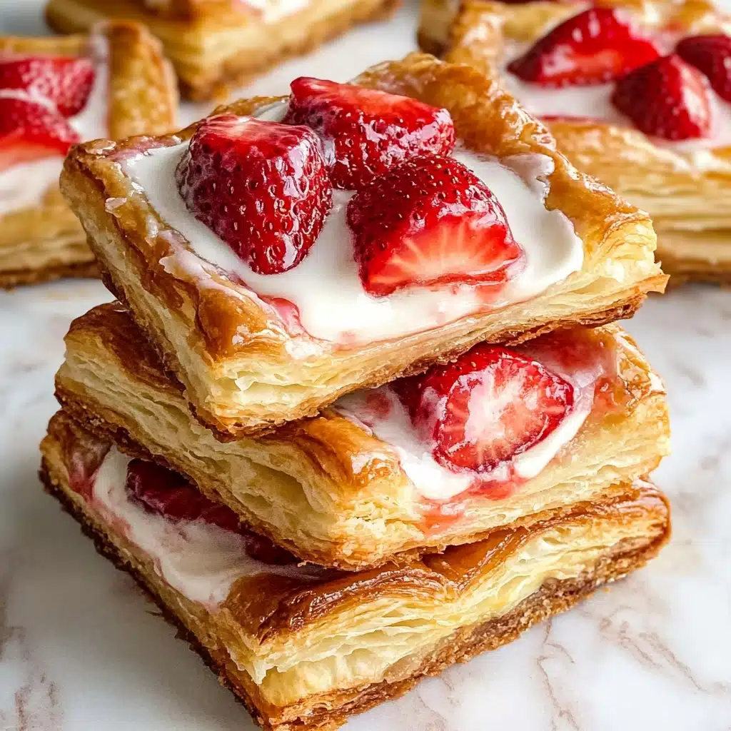 Strawberry Cream Cheese Danish Recipe - Recipe Image