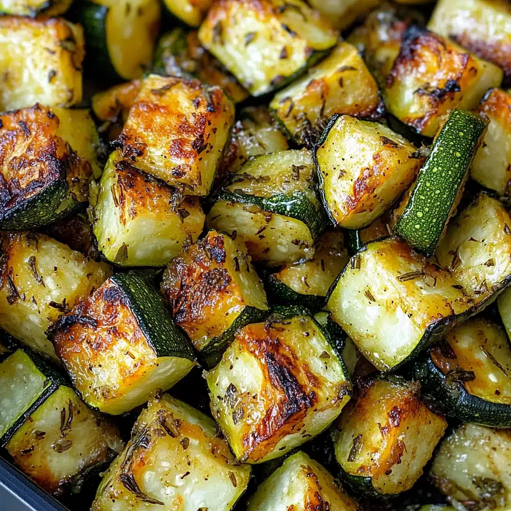 Crispy Air Fryer Zucchini Parmesan Recipe - Recipe Image