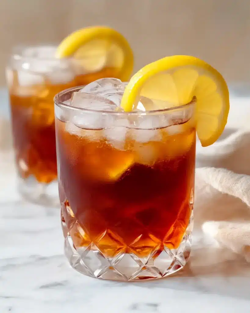 Mango Peach Iced Tea Spritzer Recipe