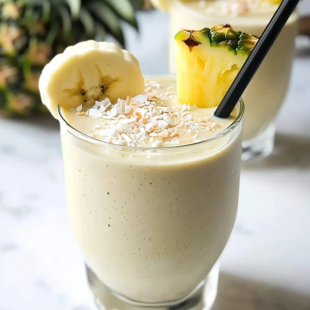 Pineapple Banana Smoothie Recipe - Recipe Image