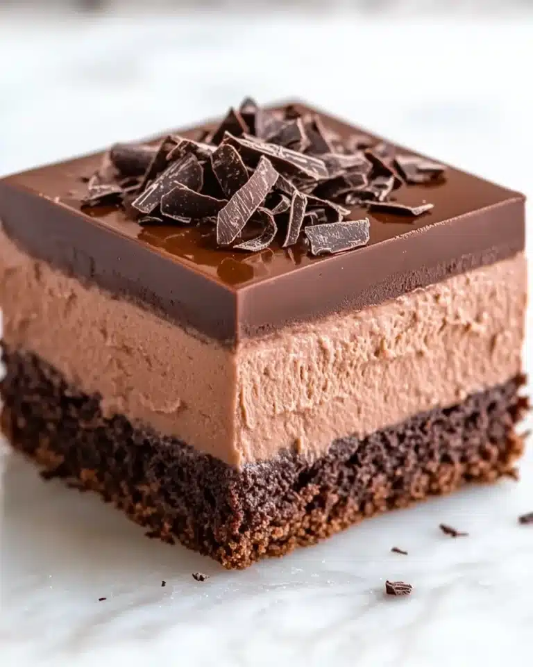 Chocolate Mousse Brownies Recipe