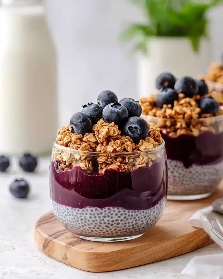 Blueberry Pie Chia Pudding Recipe