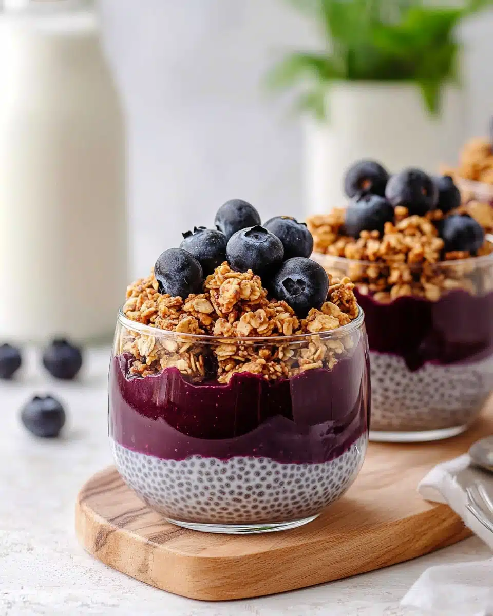Blueberry Pie Chia Pudding Recipe
