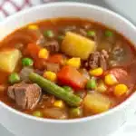 Slow Cooker Vegetable Beef Soup Recipe