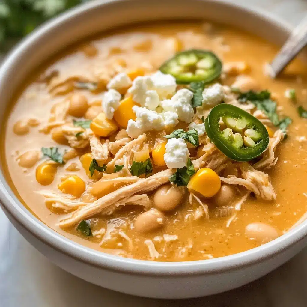 Creamy Crock Pot White Chicken Chili Recipe - Recipe Image