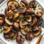 Air Fryer Rosemary Soy Mushrooms Recipe