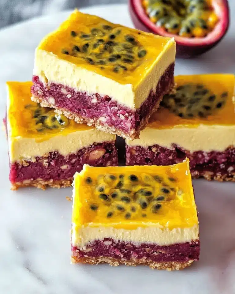 Mango and Passionfruit Bars Recipe