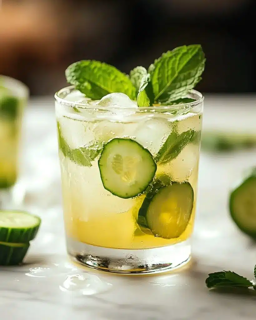 Cucumber Lemon Mint Water Recipe