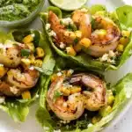 Grilled Cilantro Lime Shrimp Lettuce Wraps Recipe
