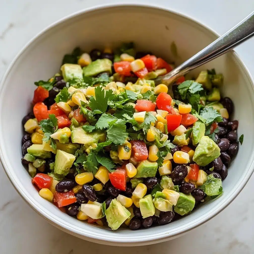 Black Bean Salad with Lime Vinaigrette Recipe - Recipe Image