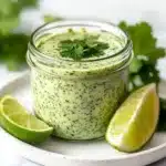 Creamy Garlic Lime Cilantro Sauce Recipe