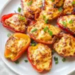 Air Fryer Cream Cheese Stuffed Mini Peppers Recipe